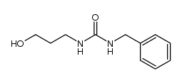 N-benzyl-N'-(3-hydroxy-propyl)-urea结构式