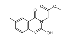 3(2H)-QUINAZOLINEACETIC ACID, 1,4-DIHYDRO-6-IODO-2,4-DIOXO-, METHYL ESTER structure