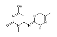 3,4,9-trimethyl-1,4-dihydro-[1,2,4]triazino[3,4-f]purine-6,8(7H,9H)-dione Structure