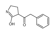 3-(2-phenylacetyl)pyrrolidin-2-one Structure