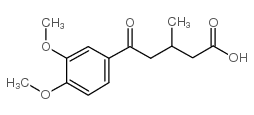 5-(3,4-DIMETHOXYPHENYL)-3-METHYL-5-OXOVALERIC ACID structure