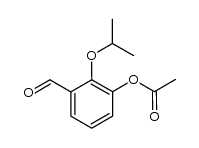 3-acetoxy-2-isopropoxy-benzaldehyde Structure