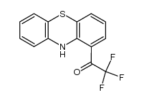 2,2,2-trifluoro-1-(10H-phenothiazin-1-yl)ethanone Structure