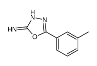 5-(3-methylphenyl)-1,3,4-oxadiazol-2-amine(SALTDATA: FREE) Structure