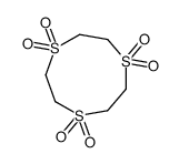 1,4,7-trithionane 1,1,4,4,7,7-hexaoxide结构式