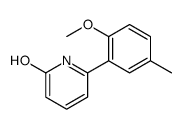 6-(2-methoxy-5-methylphenyl)-1H-pyridin-2-one Structure