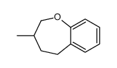 3-methyl-2,3,4,5-tetrahydro-1-benzoxepine结构式