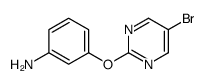 3-[(5-BROMOPYRIMIDIN-2-YL)OXY]ANILINE structure