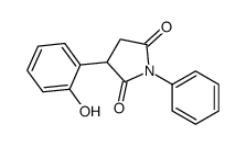 3-(2-hydroxyphenyl)-1-phenylpyrrolidine-2,5-dione结构式