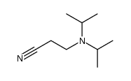 N-(2-cyanoethyl)-N,N-diisopropylamine结构式
