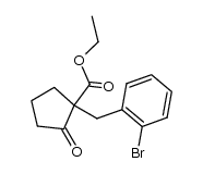 ethyl 1-(2-bromobenzyl)-2-oxocyclopentane-1-carboxylate Structure