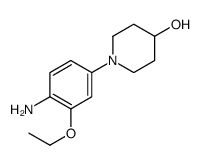 1-(4-氨基-3-乙氧基苯基)哌啶-4-醇结构式
