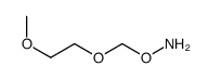 O-(2-methoxyethoxymethyl)hydroxylamine结构式