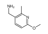 C-(6-Methoxy-2-Methyl-pyridin-3-yl)-Methylamine结构式