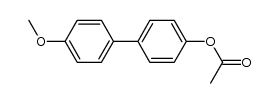 4-acetoxy-4'-methoxy-1,1'-biphenyl结构式