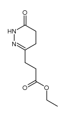 3-(6-oxo-1,4,5,6-tetrahydro-pyridazin-3-yl)-propionic acid ethyl ester结构式