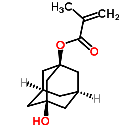 3-Hydroxyadamantan-1-yl methacrylate Structure