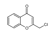 2-(chloromethyl)chromen-4-one结构式