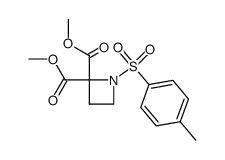 1-(Toluene-4-sulfonyl)-azetidine-2,2-dicarboxylic acid dimethyl ester Structure