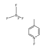 tetrafluoro-l4-borane, 1-fluoro-4-methylpyridin-1-ium salt Structure