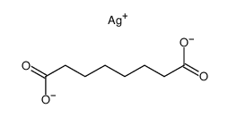 octanedioic acid, disilver salt Structure