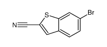 6-溴苯并[B]噻吩-2-甲腈结构式