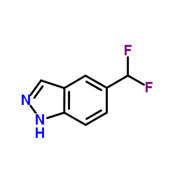 5-(二氟甲基)-1H-吲唑结构式