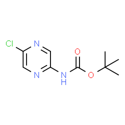 (5-氯吡嗪-2-基)氨基甲酸叔丁基酯结构式