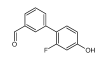 3-(2-fluoro-4-hydroxyphenyl)benzaldehyde Structure