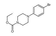 Ethyl 4-(4-bromophenyl)piperazine-1-carboxylate structure