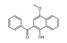 4-methoxy-2-benzoyl-1-naphthol结构式