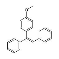1-[(Z)-1,2-diphenylethenyl]-4-methoxybenzene Structure