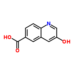 3-hydroxyquinoline-6-carboxylic acid Structure