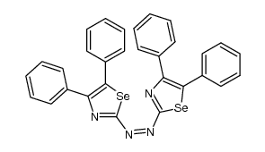 4,4',5,5'-Tetraphenylazoselenazol-(2,2')结构式