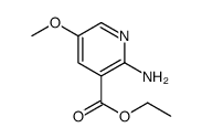 Ethyl 2-amino-5-methoxynicotinate结构式