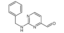 2-(benzylamino)pyrimidine-4-carbaldehyde结构式