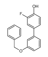 2-fluoro-4-(3-phenylmethoxyphenyl)phenol Structure