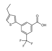3-(4-ethylthiophen-2-yl)-5-(trifluoromethyl)benzoic acid结构式