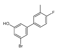 3-bromo-5-(4-fluoro-3-methylphenyl)phenol结构式