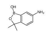 6-氨基-3,3-二甲基苯并[c][1,2]氧杂硼杂环戊-1(3H)-醇结构式