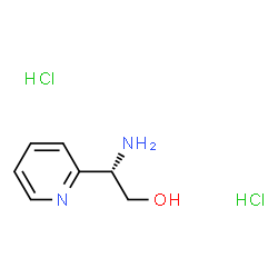 (S)-2-氨基-2-(吡啶-2-基)乙醇二盐酸盐结构式