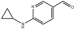 6-(cyclopropylamino)nicotinaldehyde Structure