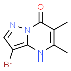 3-Bromo-5,6-dimethylpyrazolo[1,5-a]pyrimidin-7(4H)-one structure