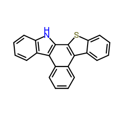 14H-苯并[C]苯并[4,5]噻吩并[2,3-A]咔唑结构式