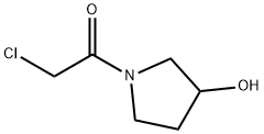 2-chloro-1-(3-hydroxypyrrolidin-1-yl)ethan-1-one结构式