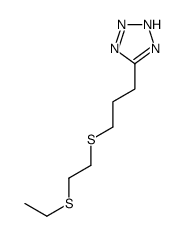 5-[3-(2-ethylsulfanylethylsulfanyl)propyl]-2H-tetrazole结构式