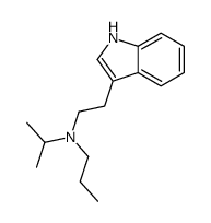 N-[2-(1H-indol-3-yl)ethyl]-N-propan-2-ylpropan-1-amine结构式