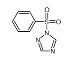 1-(benzenesulfonyl)-1,2,4-triazole结构式
