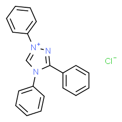 1,3,4-Triphenyl-4H-1,2,4-triazol-1-ium chloride Structure