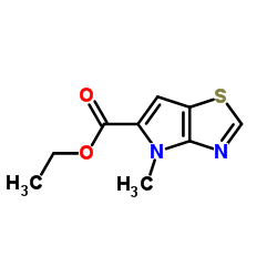 Ethyl 4-methyl-4H-pyrrolo[2,3-d][1,3]thiazole-5-carboxylate结构式